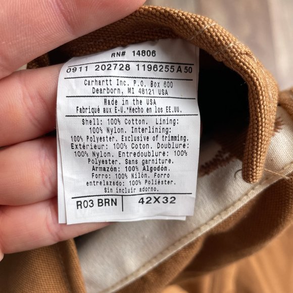 Carhartt Brown Overalls - Picture 3 of 11